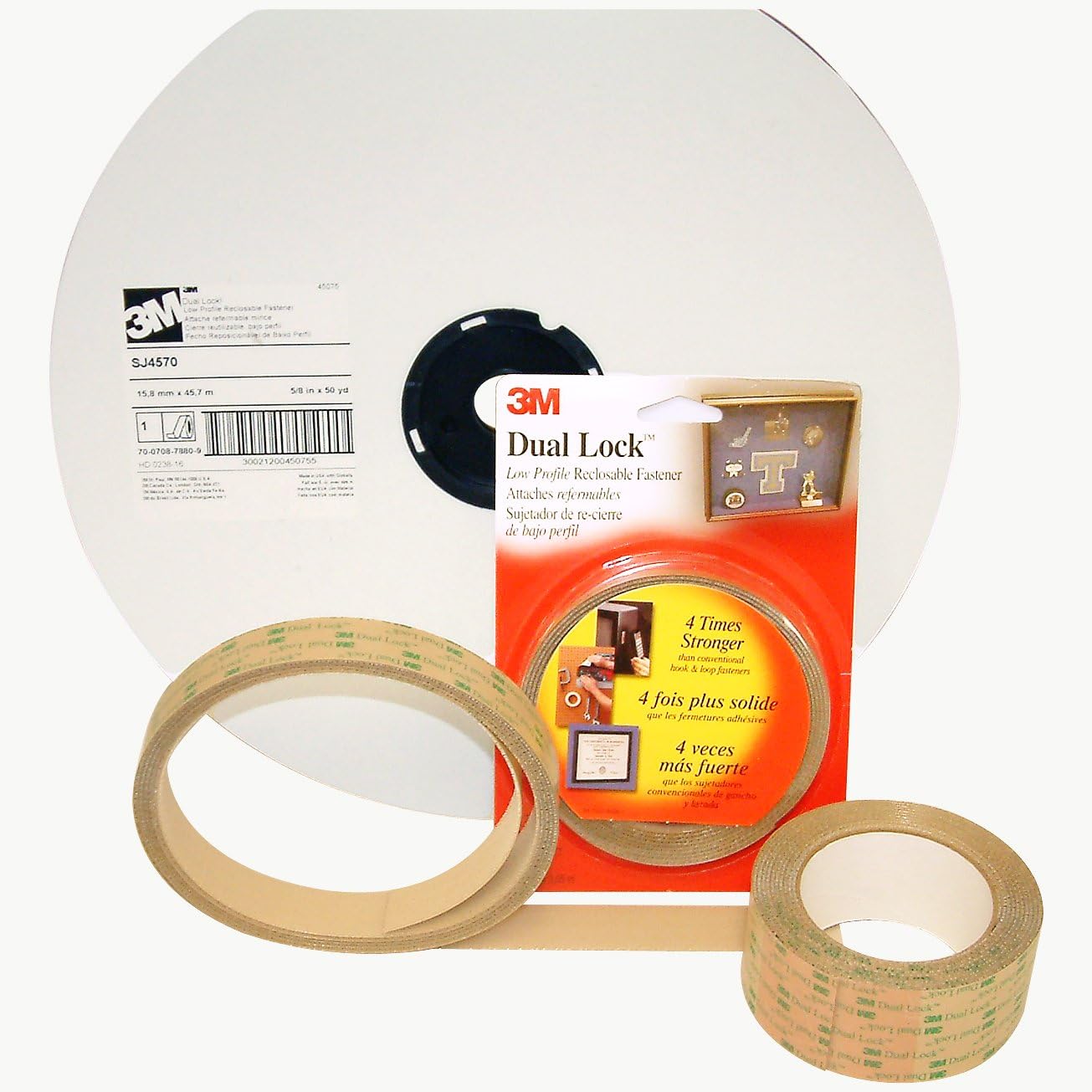 3M SJ4570 Dual Lock Low Profile Reclosable Fastener [clear]: 5/8 in. x 10 ft. (Clear) - Image 4